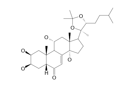 Ajugasterone C - 20,22-Monoacetonide