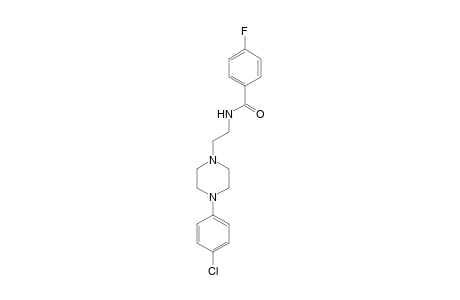 N-[2-[4-(4-Chlorophenyl)piperazin-1-yl]ethyl]-4-fluorobenzamide