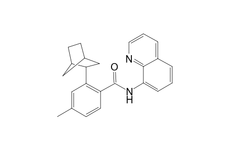 2-{(1R,2R,4S)-Bicyclo[2.2.1]heptan-2-yl}-4-methyl-N-(quinolin-8-yl)benzamide