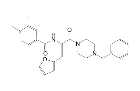 N-[(Z)-1-[(4-benzyl-1-piperazinyl)carbonyl]-2-(2-furyl)ethenyl]-3,4-dimethylbenzamide