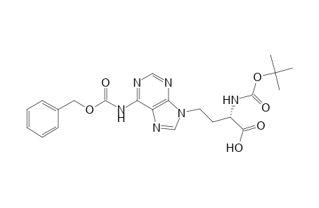 (2S)-2-[(2-methylpropan-2-yl)oxycarbonylamino]-4-[6-(phenylmethoxycarbonylamino)purin-9-yl]butanoic acid