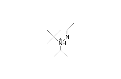 1-Isopropyl-3,5,5-trimethyl-pyrazolinium cation