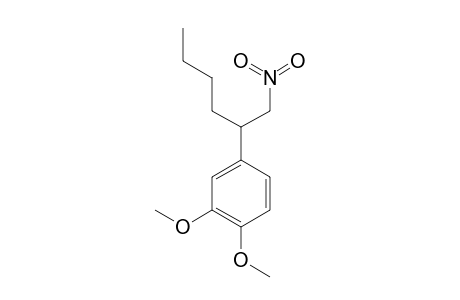 2-(3',4'-DIMETHOXY-PHENYL)-1-NITRO-HEXANE
