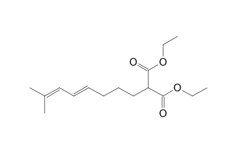 Diethyl 2-(7'-methylocta-4',6'-dien-1'-yl)malonate