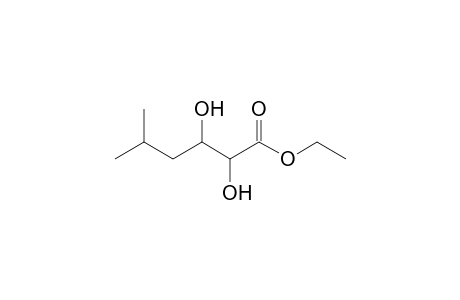 (+-)-anti-Ethyl 2,3-Dihydroxy-5-methylhexanoate