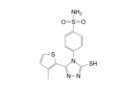 benzenesulfonamide, 4-[3-mercapto-5-(3-methyl-2-thienyl)-4H-1,2,4-triazol-4-yl]-