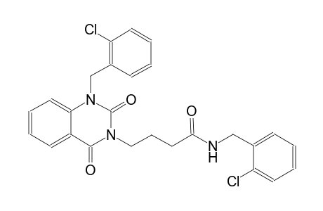 N-(2-chlorobenzyl)-4-(1-(2-chlorobenzyl)-2,4-dioxo-1,4-dihydro-3(2H)-quinazolinyl)butanamide