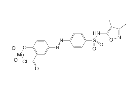 chloro[4-(2-{4-[(3,4-dimethyl-1,2-oxazol-5-yl)sulfamoyl]phenyl}diazen-1-yl)-2-formylphenoxy]manganese dihydrate