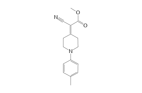 1-(4-METHYLPHENYL)-4-[[CYANO-(METHOXYCARBONYL)]-METHYLENE]-PIPERIDINE