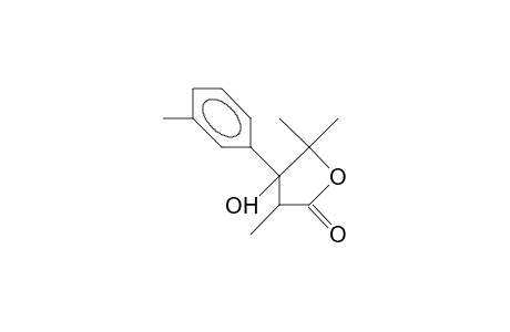 4-Hydroxy-3,5,5-trimethyl-4-(3-tolyl)-4,5-dihydro-furan-2(3H)-one