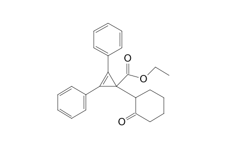 2-Cyclopropene-1-carboxylic acid, 1-(2-oxocyclohexyl)-2,3-diphenyl-, ethyl ester