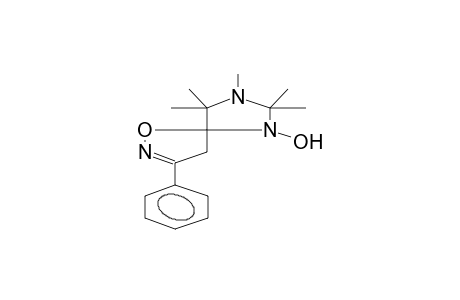 4-(2-HYDROXYIMINO-2-PHENYLETHYL)-1,2,2,5,5-PENTAMETHYL-3-IMIDAZOLINE-3-OXIDE (TAUTOMER 2)