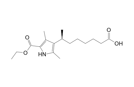 (+)-(S)-7-(2,4-Dimethyl-5-(ethoxycarbonyl)-1H-pyrrol-3-yl)octanoic acid
