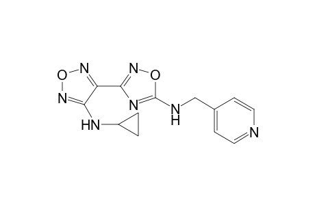 4-Pyridinemethanamine, N-[3-[4-(cyclopropylamino)-1,2,5-oxadiazol-3-yl]-1,2,4-oxadiazol-5-yl]-