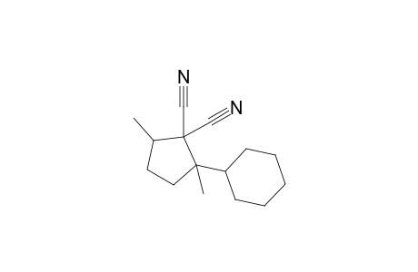 1,1-Dicyano-2,5-dimethyl-2-cyclohexylcyclopentane