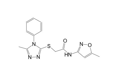 acetamide, N-(5-methyl-3-isoxazolyl)-2-[(5-methyl-4-phenyl-4H-1,2,4-triazol-3-yl)thio]-