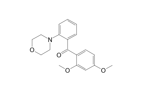 (2,4-Dimethoxyphenyl)(2-morpholinophenyl)methanone