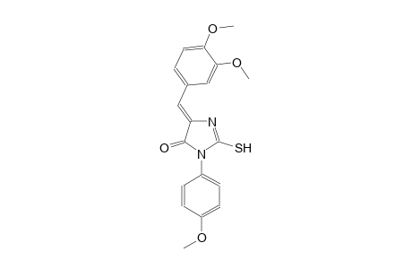 4H-imidazol-4-one, 5-[(3,4-dimethoxyphenyl)methylene]-3,5-dihydro-2-mercapto-3-(4-methoxyphenyl)-, (5Z)-