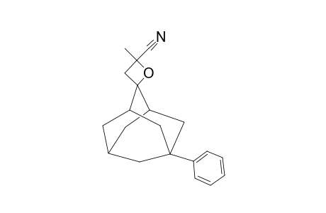 SYN-4'-CYANO-4'-METHYL-5-PHENYLSPIRO-[ADAMANTANE-2,2'-OXETANE]