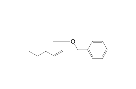 2-benzyloxy-2-methylhept-3-ene