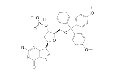 5'-O-(P,P'-DIMETHOXYTRITYL)-2'-DEOXYGUANOSINE-3'-METHYL-H-PHOSPHONATE