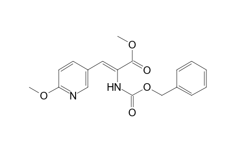 Methyl (Z)-2-benzyloxycarbonylamino-3-(2-methoxy-5-pyridyl)propenoate