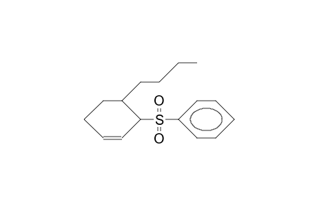 4-Butyl-3-phenylsulfonyl-cyclohexene