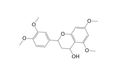 2H-1-Benzopyran-4-ol, 2-(3,4-dimethoxyphenyl)-3,4-dihydro-5,7-dimethoxy-