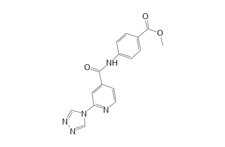 Benzoic acid, 4-[[[2-(4H-1,2,4-triazol-4-yl)-4-pyridinyl]carbonyl]amino]-, methyl ester