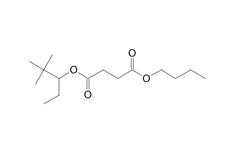 Succinic acid, butyl 2,2-dimethylpent-3-yl ester