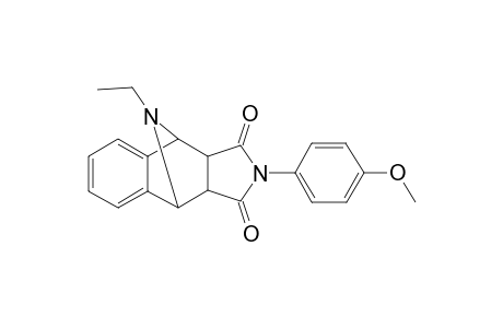 endo-9-ethyl-1,2,3,4-tetrahydro-N-(4-methoxyphenyl)-1,4-iminonaphthalene-2,3-dicarboximide