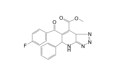 4H-[1,2,3]Triazolo[4,5-b]pyridine-7-carboxylic acid, 6-(4-fluorobenzoyl)-5-phenyl-5,7a-dihydro-, methyl ester