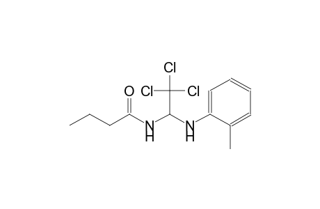N-[2,2,2-trichloro-1-(2-toluidino)ethyl]butanamide