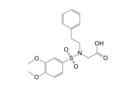 [[(3,4-dimethoxyphenyl)sulfonyl](2-phenylethyl)amino]acetic acid
