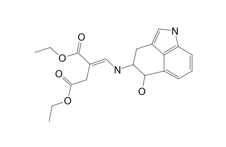 N-(5-HYDROXY-1,3,4,5-TETRAHYDROBENZ-[C,D]-INDOL-4-YL)-2',3'-DIETHOXYCARBONYL-1'-PROPENYLAMINE