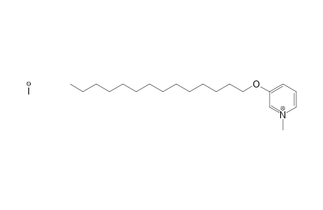Pyridinium, 1-methyl-3-(tetradecyloxy)-, iodide