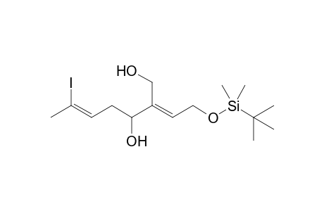 2-[2-(tert-Butyldimethylsilyloxy)ethylidene]-6-iodohept-5-ene-1,3-diol