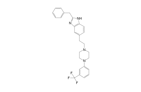 2-(phenylmethyl)-6-[2-[4-[3-(trifluoromethyl)phenyl]-1-piperazinyl]ethyl]-1H-benzimidazole