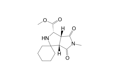 Spiro[cyclohexane-1,1'(2'H)-pyrrolo[3,4-c]pyrrole]-3'-carboxylic acid, hexahydro-5'-methyl-4',6'-dioxo-, methyl ester, (3'.alpha.,3'a.beta.,6'a.beta.)-