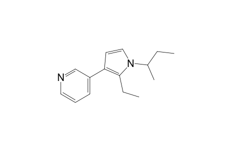 N-sec-Butyl-2-ethyl-3-(3-pyridyl)-pyrrole