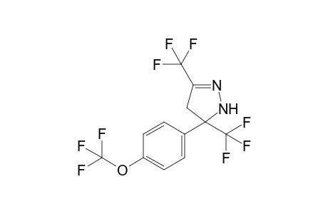 5-(4-(Trifluoromethoxy)phenyl)-3,5-bis(trifluoromethyl)-4,5-dihydro-1H-pyrazole