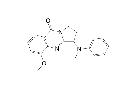 Pyrrolo[2,1-b]quinazolin-9(1H)-one, 2,3-dihydro-5-methoxy-3-(methylphenylamino)-