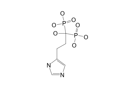 1-HYDROXY-3-(IMIDAZOL-4-YL)-PROPYLIDENE-1,1-BISPHOSPHONIC-ACID