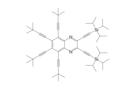 2,3-bis[(Triisopropylsilyl)ethynyl]-5,6,7,8-tetrakis[(t-butyl)ethynyl]-1,4-quinoxaline