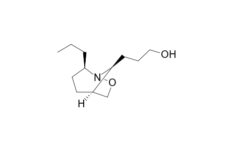 (2R(*),5S(*),8S(*)-8-(3-Hydroxypropyl)-2-propyl-7-oxa-1-azabicyclo[3.2.1]octane