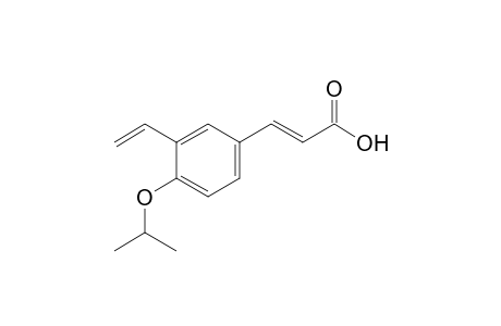 (E)-3-(4-Isopropyloxy-3-vinylphenyl)acrylic acid