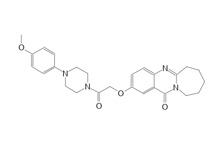 azepino[2,1-b]quinazolin-12(6H)-one, 7,8,9,10-tetrahydro-2-[2-[4-(4-methoxyphenyl)-1-piperazinyl]-2-oxoethoxy]-