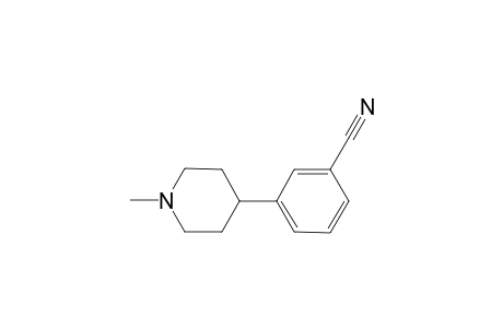 3-(1-Methylpiperidin-4-yl)benzonitrile