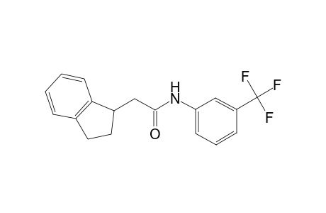 1H-Indene-1-acetamide, 2,3-dihydro-N-[3-(trifluoromethyl)phenyl]-