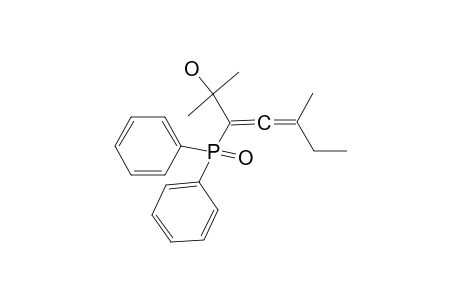 3-DIPHENYLPHOSPHINOYL-2,5-DIMETHYL-HEPTA-3,4-DIEN-2-OL